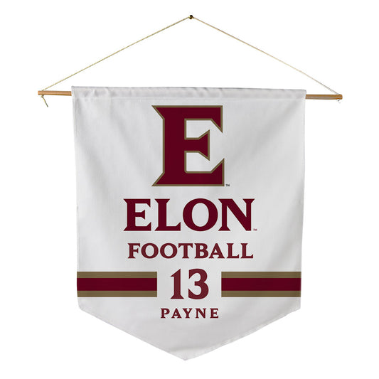 Elon - NCAA Football : Tanner Payne - Pennant - 18" x 21"-0