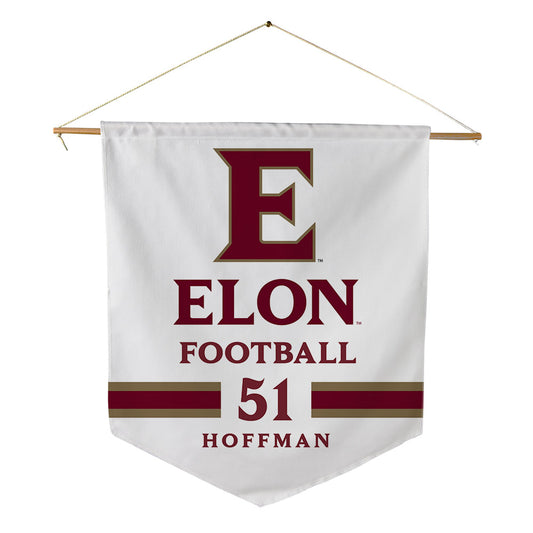 Elon - NCAA Football : Trey Hoffman - Pennant - 18" x 21"-0