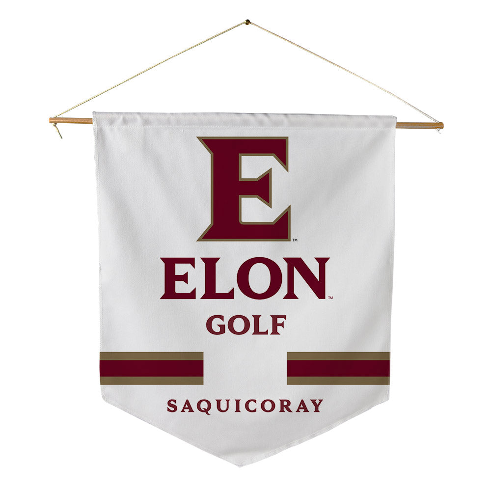 Elon - NCAA Men's Golf : Martin Saquicoray - Pennant - 18" x 21"-0