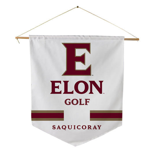 Elon - NCAA Men's Golf : Martin Saquicoray - Pennant - 18" x 21"-0