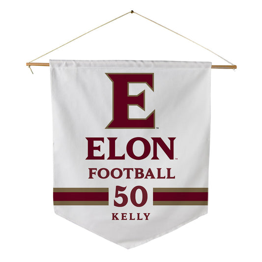 Elon - NCAA Football : Nhycer Kelly - Pennant - 18" x 21"-0