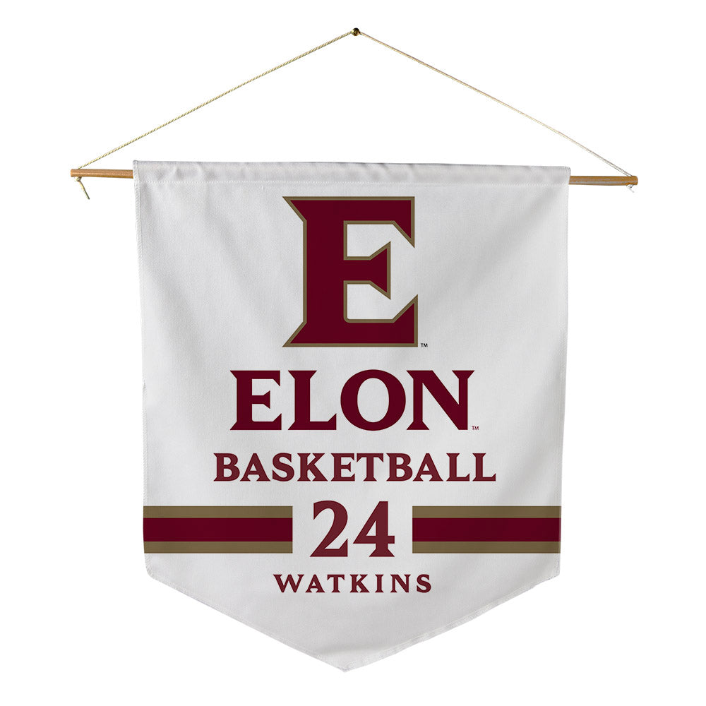 Elon - NCAA Women's Basketball : Tamia Watkins - Pennant - 18" x 21"-0