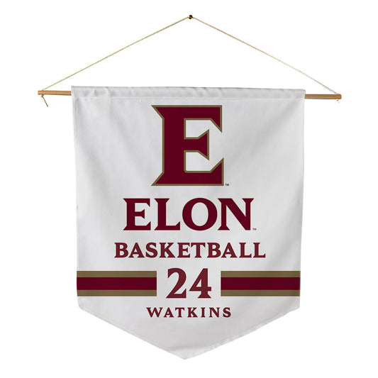 Elon - NCAA Women's Basketball : Tamia Watkins - Pennant - 18" x 21"-0
