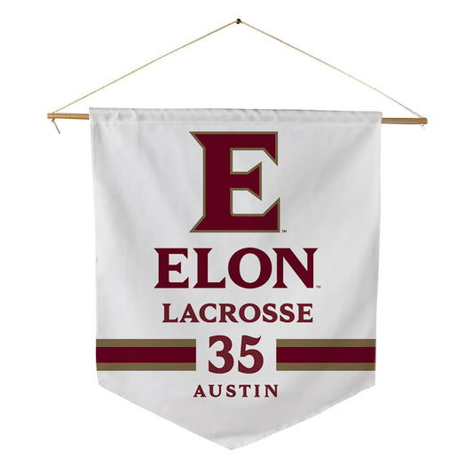 Elon - NCAA Women's Lacrosse : Lillian Austin - Pennant - 18" x 21"-0
