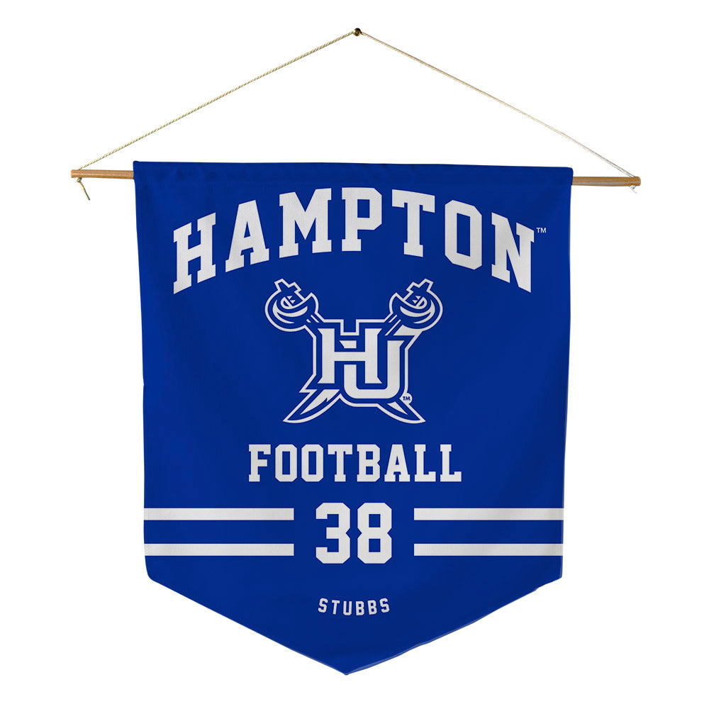 Hampton - NCAA Football : Jaden Stubbs - Pennant - 18" x 21"-0