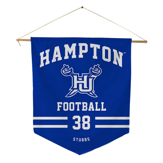 Hampton - NCAA Football : Jaden Stubbs - Pennant - 18" x 21"-0
