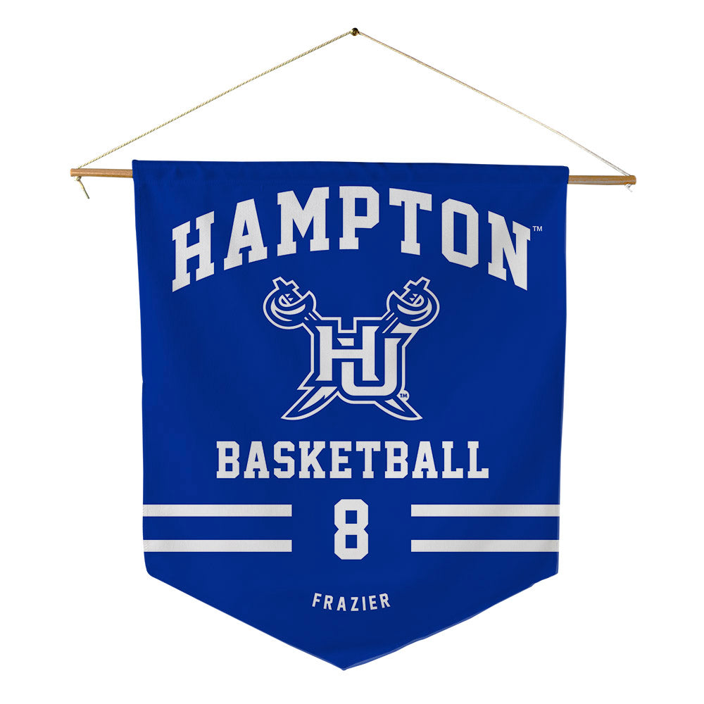 Hampton - NCAA Men's Basketball : Maximus Frazier - Pennant - 18" x 21"-0