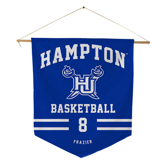 Hampton - NCAA Men's Basketball : Maximus Frazier - Pennant - 18" x 21"-0