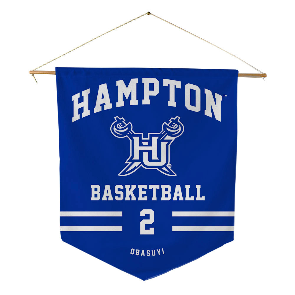 Hampton - NCAA Women's Basketball : Eghosa Obasuyi - Pennant - 18" x 21"-0