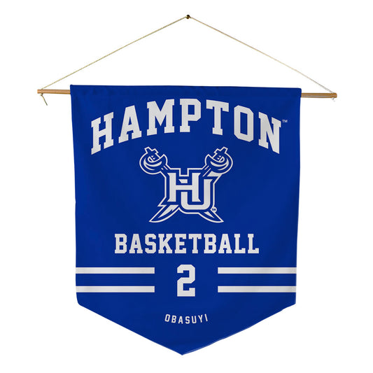 Hampton - NCAA Women's Basketball : Eghosa Obasuyi - Pennant - 18" x 21"-0