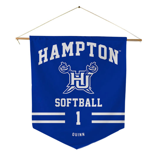 Hampton - NCAA Softball : Kylee Quinn - Pennant - 18" x 21"-0