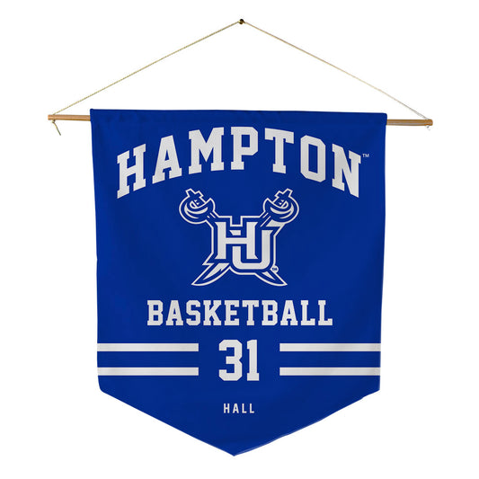 Hampton - NCAA Women's Basketball : Kennedy Hall - Pennant - 18" x 21"-0