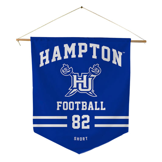 Hampton - NCAA Football : Damon Short - Pennant - 18" x 21"-0