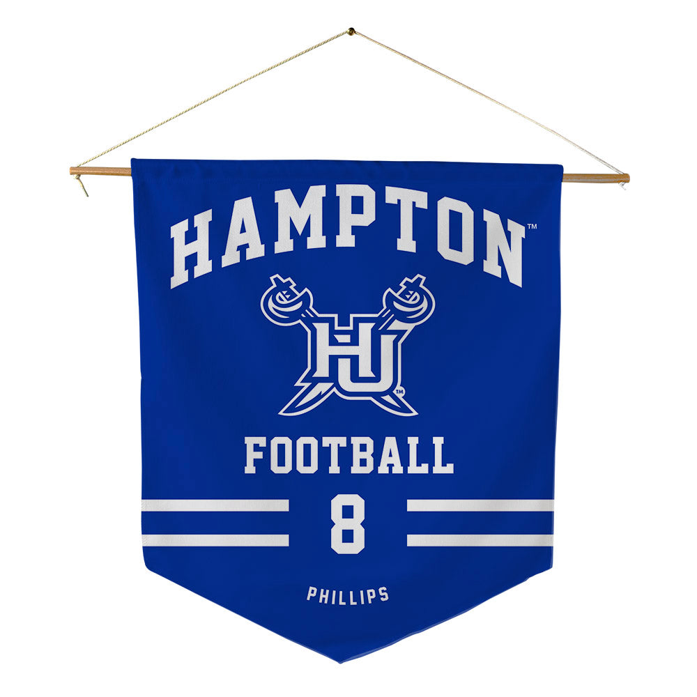 Hampton - NCAA Football : Andre Phillips - Pennant - 18" x 21"-0