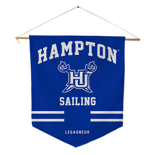 Hampton - NCAA Sailing : Ethan Legagneur - Pennant - 18" x 21"-0
