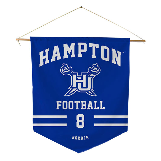 Hampton - NCAA Football : Dedrick Borden - Pennant - 18" x 21"-0