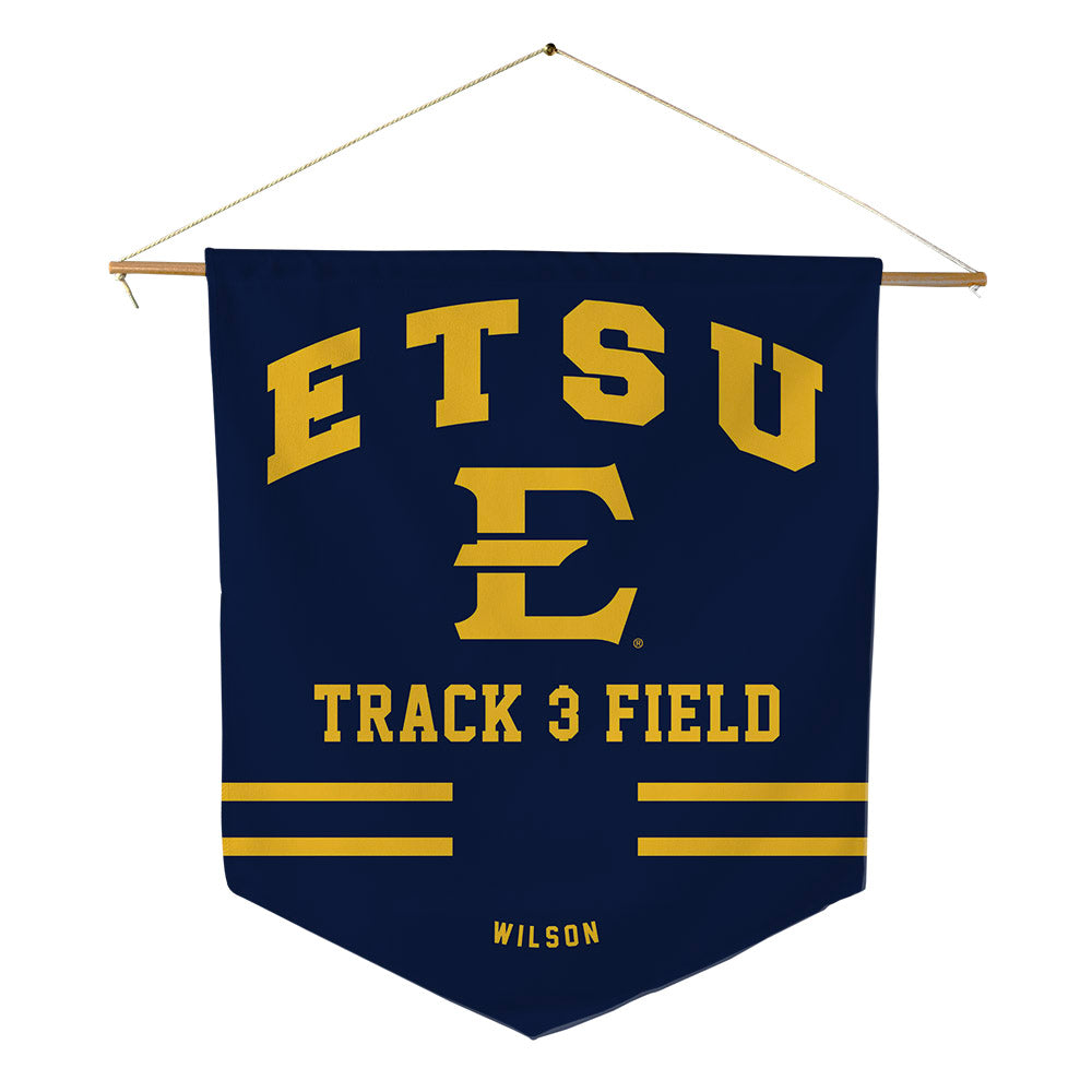 East Tennessee State - NCAA Men's Track & Field : Jack Wilson - Pennant - 18" x 21"-0