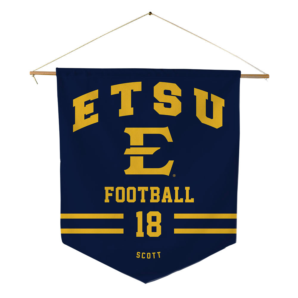 East Tennessee State - NCAA Football : Jayden Scott - Pennant - 18" x 21"-0