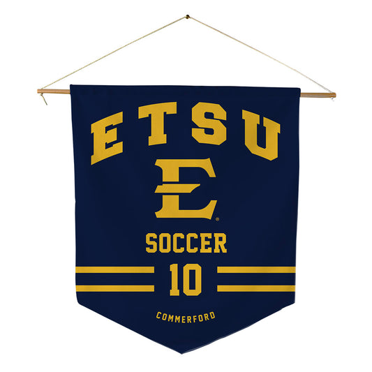 East Tennessee State - NCAA Women's Soccer : Sadie Commerford - Pennant - 18" x 21"-0