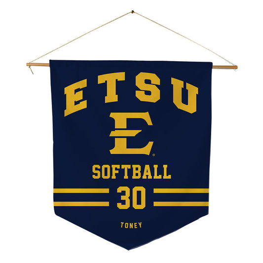 East Tennessee State - NCAA Softball : Addison Toney - Pennant - 18" x 21"-0