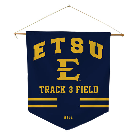East Tennessee State - NCAA Men's Track & Field : Brent Bell - Pennant - 18" x 21"-0
