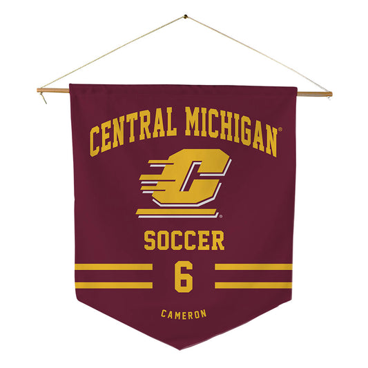 Central Michigan - NCAA Women's Soccer : Grace Cameron - Pennant - 18" x 21"-0