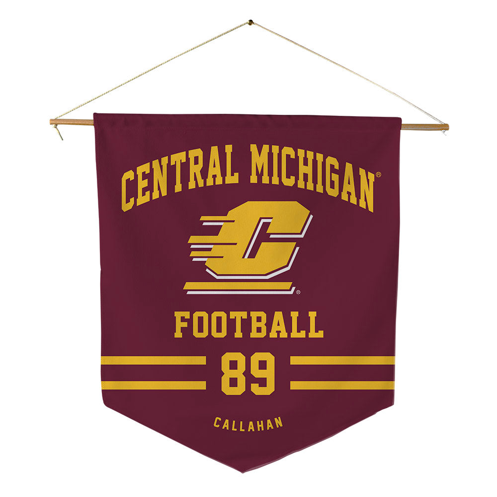 Central Michigan - NCAA Football : Rory Callahan - Pennant - 18" x 21"-0
