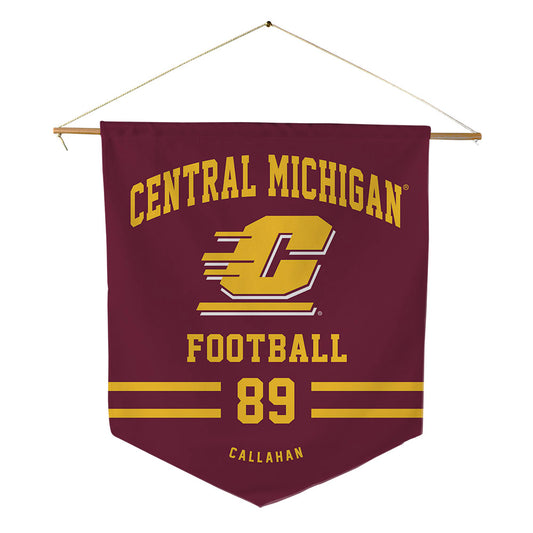 Central Michigan - NCAA Football : Rory Callahan - Pennant - 18" x 21"-0