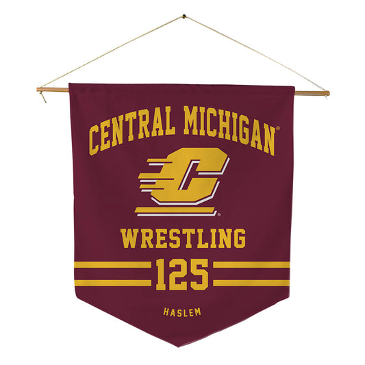 Central Michigan - NCAA Wrestling : Cristian Haslem - Pennant - 18" x 21"-0