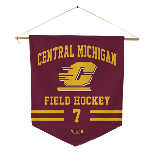 Central Michigan - NCAA Women's Field Hockey : Emma Olsen - Pennant - 18" x 21"-0