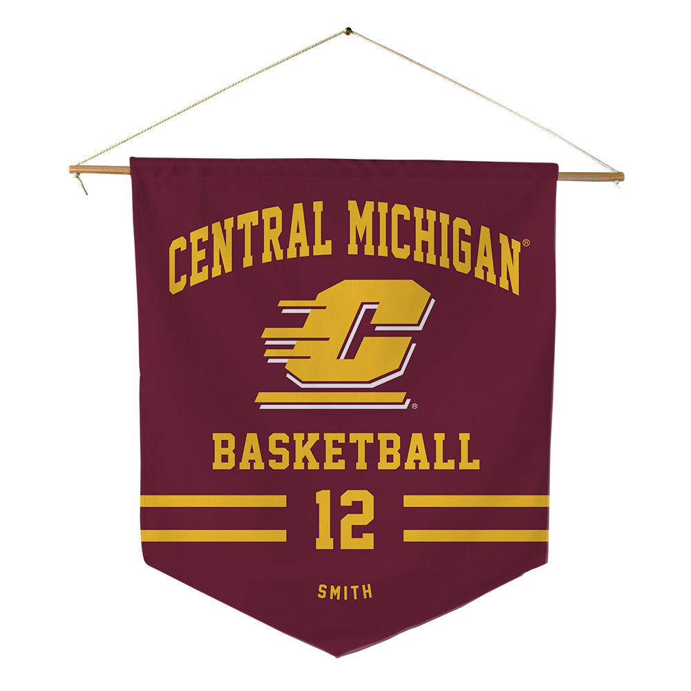 Central Michigan - NCAA Women's Basketball : Riley Smith - Pennant - 18" x 21"-0