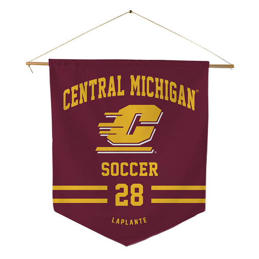 Central Michigan - NCAA Women's Soccer : Sarah Laplante - Pennant - 18" x 21"-0