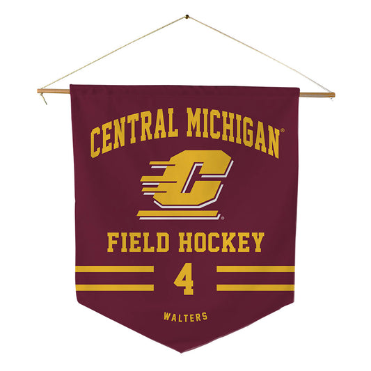 Central Michigan - NCAA Women's Field Hockey : Ava Walters - Pennant - 18" x 21"-0
