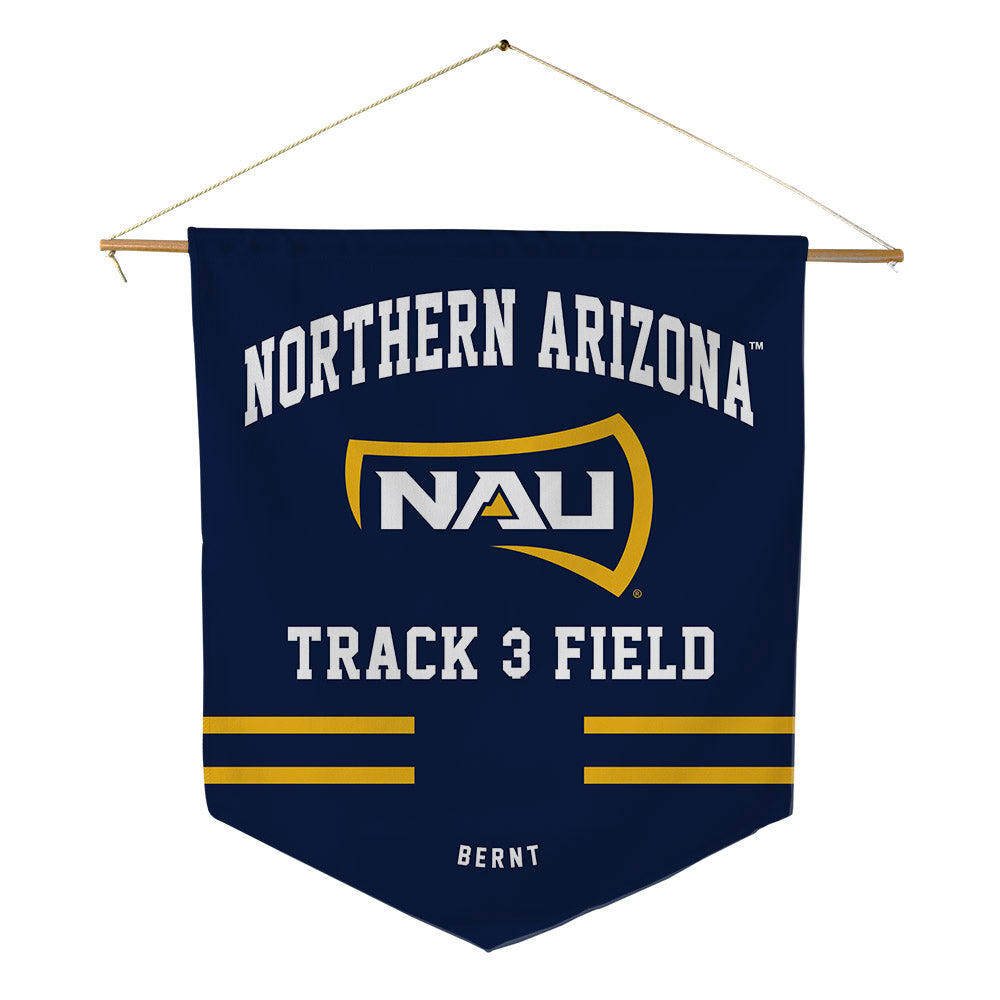 Northern Arizona - NCAA Men's Track & Field : Garret Bernt - Pennant - 18" x 21"-0