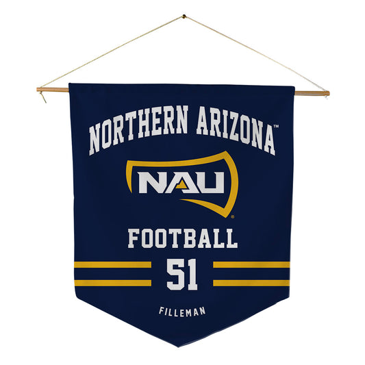 Northern Arizona - NCAA Football : Jace Filleman - Pennant - 18" x 21"-0