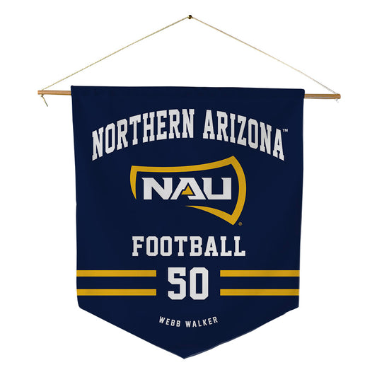 Northern Arizona - NCAA Football : Nikhil Webb Walker - Pennant - 18" x 21"-0