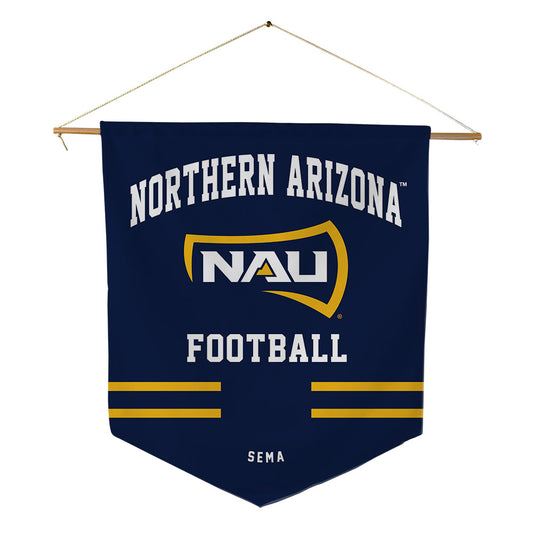 Northern Arizona - NCAA Football : Gabe Sema - Pennant - 18" x 21"-0