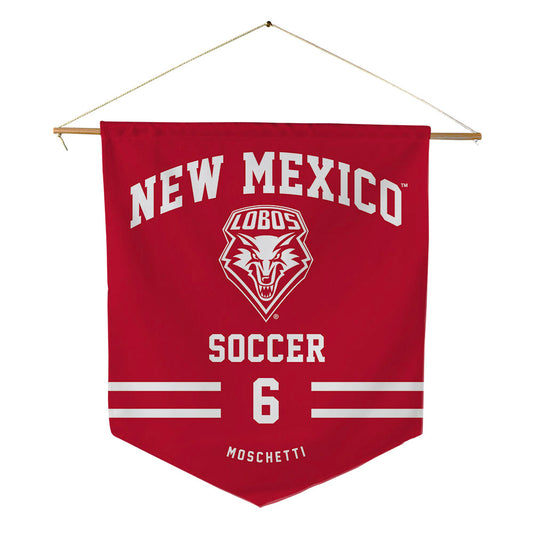New Mexico - NCAA Women's Soccer : Angelina Moschetti - Pennant - 18" x 21"-0