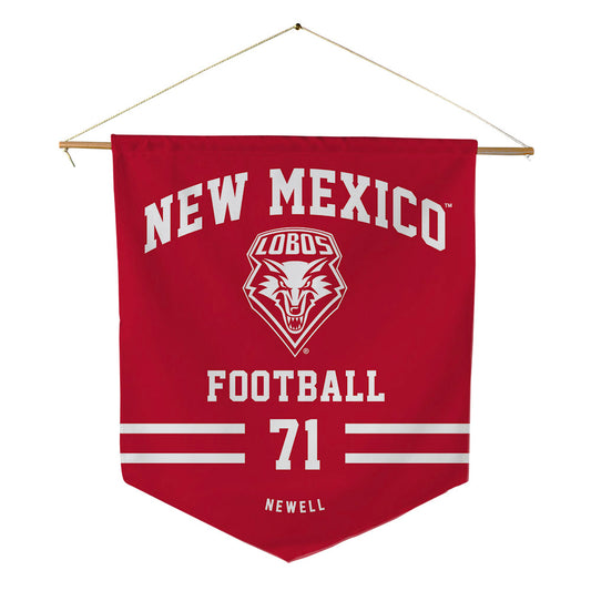 New Mexico - NCAA Football : Danzel Newell - Pennant - 18" x 21"-0