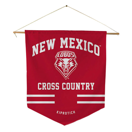 New Mexico - NCAA Men's Cross Country : Collins Kiprotich - Pennant - 18" x 21"-0