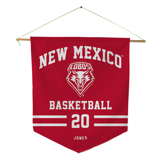New Mexico - NCAA Women's Basketball : Tyler Jones - Pennant - 18" x 21"-0