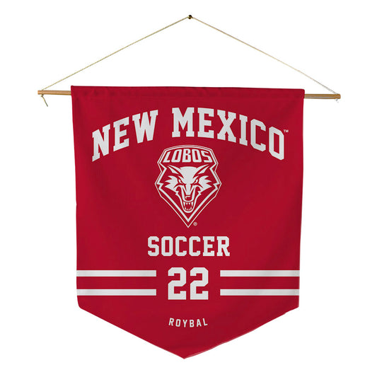 New Mexico - NCAA Women's Soccer : Claire Roybal - Pennant - 18" x 21"-0