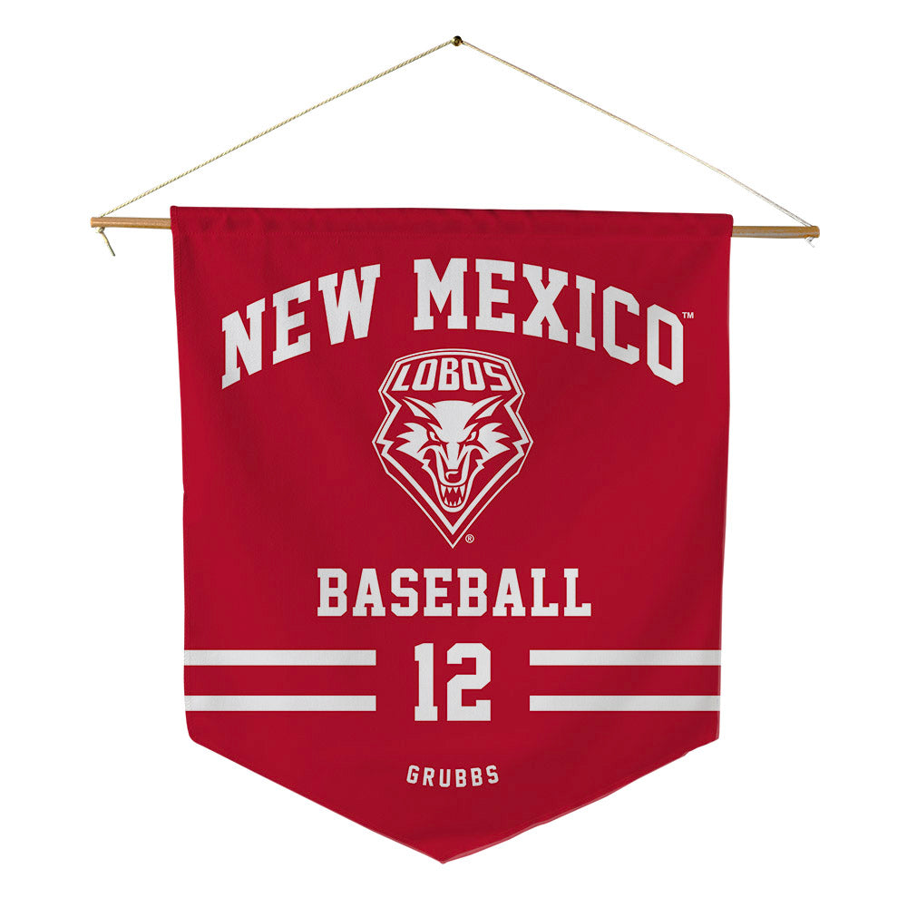 New Mexico - NCAA Baseball : Talor Grubbs - Pennant - 18" x 21"-0