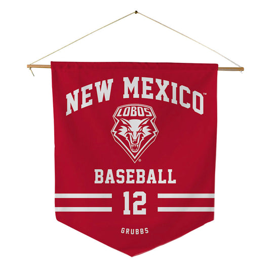New Mexico - NCAA Baseball : Talor Grubbs - Pennant - 18" x 21"-0