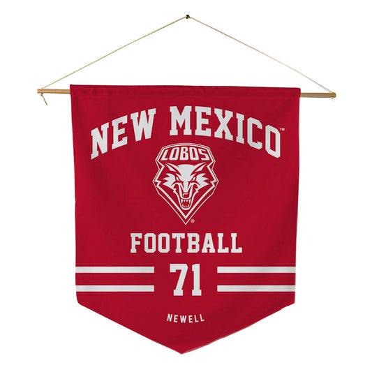 New Mexico - NCAA Football : Danzel Newell - Pennant - 18" x 21"-0