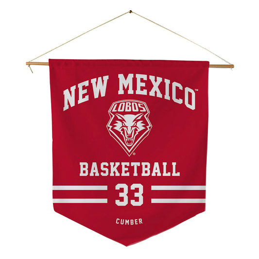 New Mexico - NCAA Women's Basketball : Vian' Cumber - Pennant - 18" x 21"-0