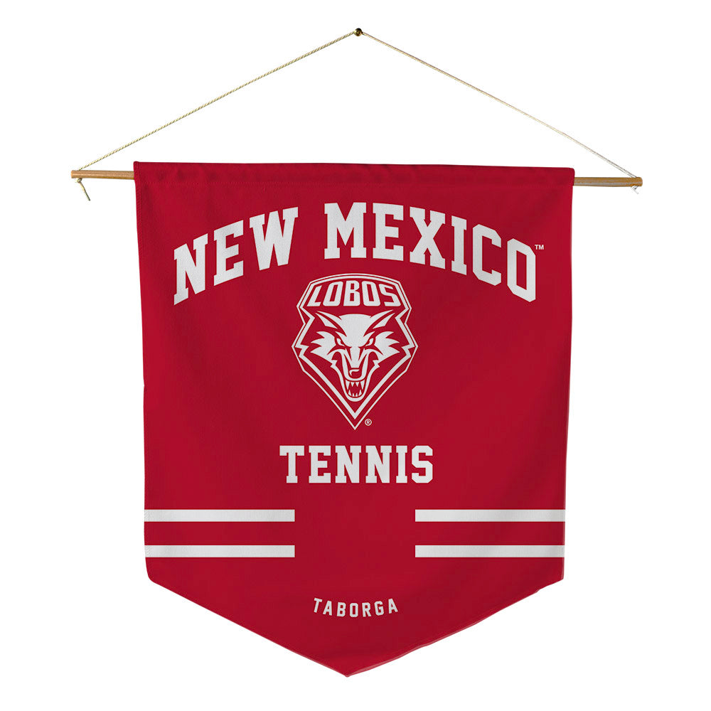 New Mexico - NCAA Women's Tennis : Sofia Taborga - Pennant - 18" x 21"-0