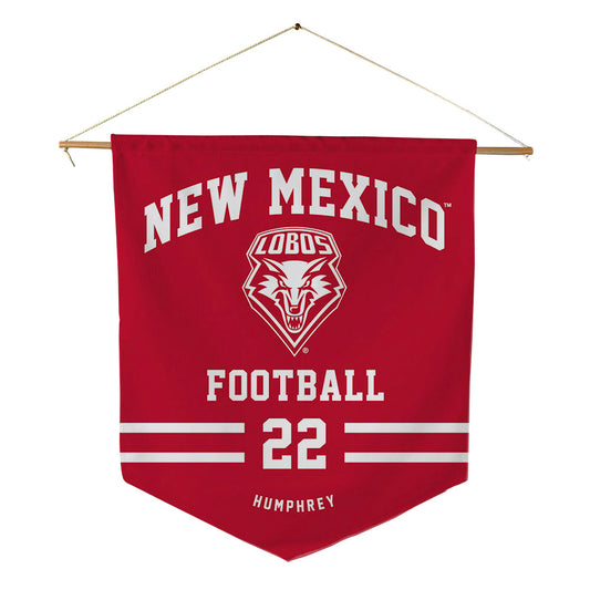 New Mexico - NCAA Football : Scottre Humphrey - Pennant - 18" x 21"-0