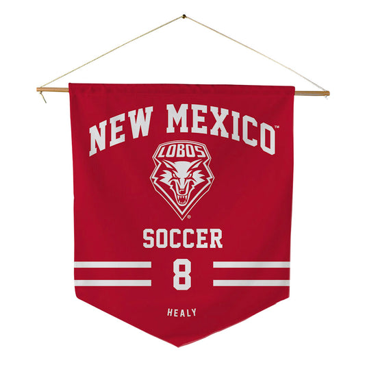 New Mexico - NCAA Women's Soccer : Analyse Healy - Pennant - 18" x 21"-0