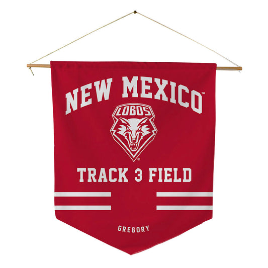 New Mexico - NCAA Women's Track & Field : Alyssa Gregory - Pennant - 18" x 21"-0